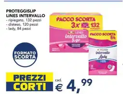 Esselunga PROTEGGISLIP LINES INTERVALLO offerta