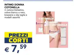 Esselunga INTIMO DONNA COTONELLA offerta