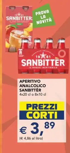Esselunga Aperitivo Analcolico Sanbittèr offerta
