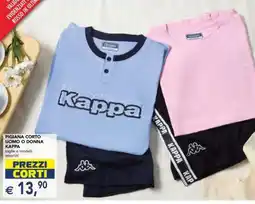 Esselunga PIGIAMA CORTO UOMO O DONNA KAPPA offerta