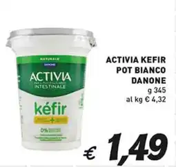 Coal Activia kefir pot bianco DANONE offerta