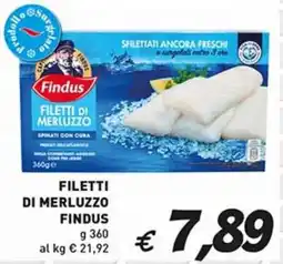 Coal Filetti di merluzzo FINDUS offerta