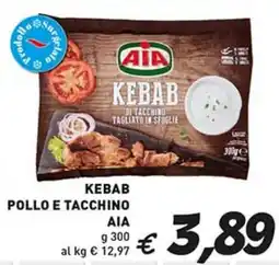 Coal Kebab pollo e tacchino AIA offerta