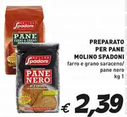 Coal Preparato per pane MOLINO SPADONI offerta