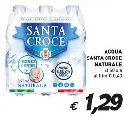 Coal Acqua santa croce naturale offerta