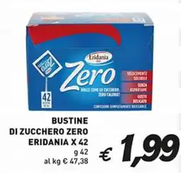 Coal Bustine di zucchero zero ERIDANIA offerta