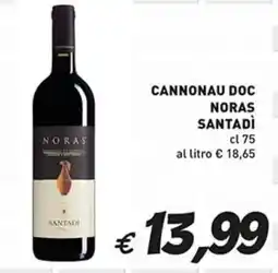 Coal Cannonau doc noras santadì offerta