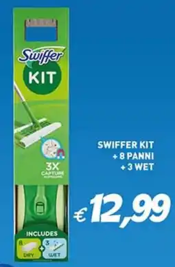 Coal Swiffer kit +8 panni +3 wet offerta