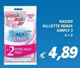 Coal Rasoio gillette venus simply 3 offerta