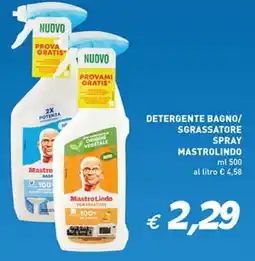 Coal Detergente bagno/ sgrassatore spray MASTROLINDO offerta