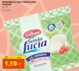 Tigre Mozzarella light santa lucia GALBANI offerta