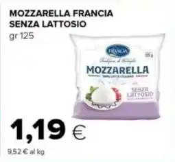 Tigre Mozzarella francia senza lattosio offerta