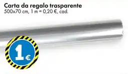 Tedi Carta da regalo trasparente offerta