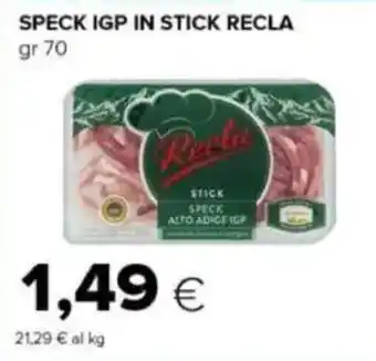 Tigre Speck igp in stick RECLA offerta