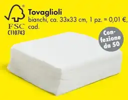Tedi Tovaglioli offerta