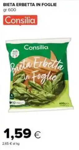 Tigre Bieta erbetta in foglie Consilia offerta