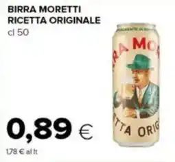 Tigre Birra moretti ricetta originale offerta
