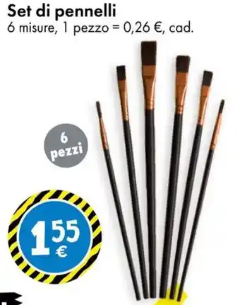 Tedi Set di pennelli offerta