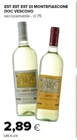 Tigre Est est est di montefiascone doc vescovo offerta