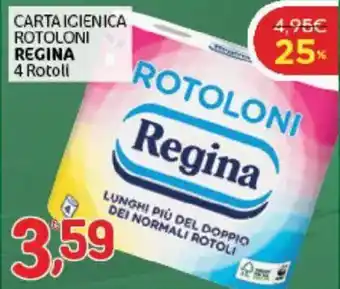 Carta igienica rotoloni REGINA