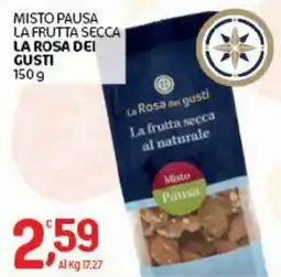 Crai Misto pausa la frutta secca LA ROSA DEI GUSTI offerta