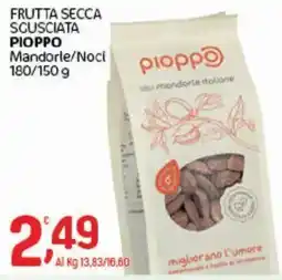 Crai Frutta secca scusciata PIOPPO offerta