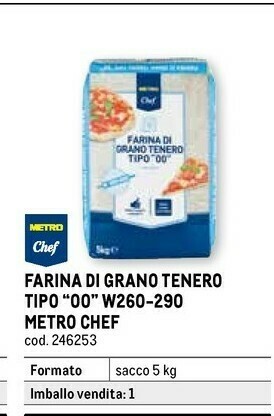 Farina di grano tenero tipo 00