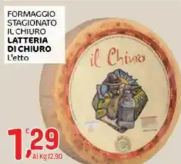 Crai Formaggio stagionato il chiuro LATTERIA DI CHIURO offerta
