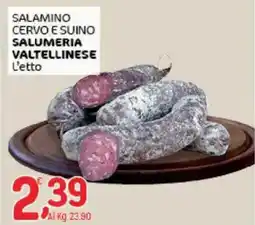 Crai Salamino cervo e suino SALUMERIA VALTELLINESE offerta