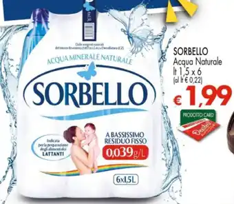 SORBELLO Acqua Naturale