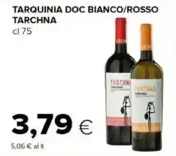 Tigre Tarquinia doc bianco/rosso TARCHNA offerta