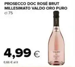 Tigre Prosecco doc rosé brut millesimato valdo oro puro offerta