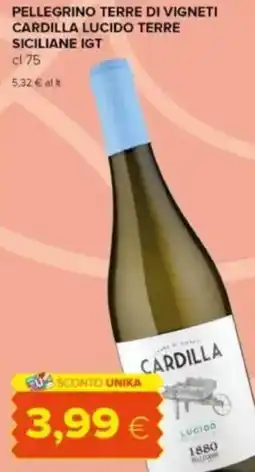 Tigre Pellegrino terre di vigneti cardilla lucido terre siciliane igt offerta