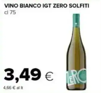 Tigre Vino bianco igt zero solfiti offerta