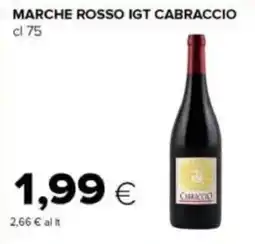 Tigre Marche rosso igt cabraccio offerta