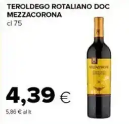 Tigre Teroldego rotaliano doc MEZZACORONA offerta