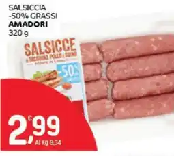Crai Salsiccia -50% grassi AMADORI offerta