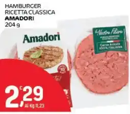 Crai Hamburger ricetta classica AMADORI offerta