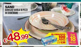 Satur Servizio piatti offerta