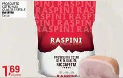 Crai Prosciutto cotto alta qualità 5 stelle RASPINI offerta