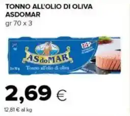 Tigre Tonno all'olio di oliva ASDOMAR offerta
