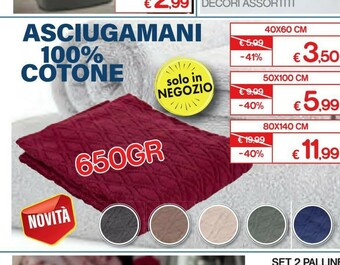 Satur Asciugamani offerta