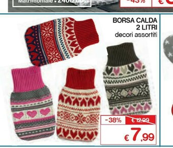 Satur Borsa acqua calda offerta
