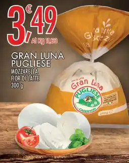 Crai Gran luna pugliese mozzarella fior di latte offerta
