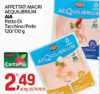 Crai Affettati magri aequilibrium AIA offerta