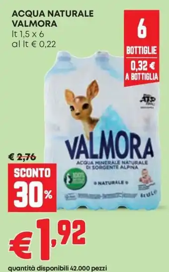 Acqua naturale Valmora