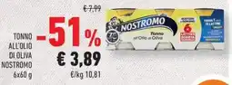 Conad Tonno all'olio di oliva Nostromo offerta