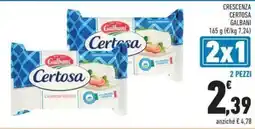 Conad Crescenza Certosa Galbani offerta