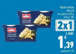 Conad Yogurt intero müller offerta