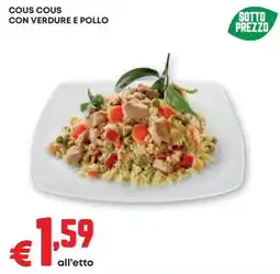 Pam Cous cous con verdure e pollo offerta
